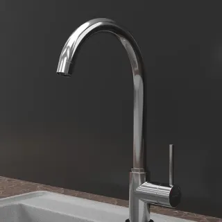 Смеситель для кухни GranFest 3650 хром